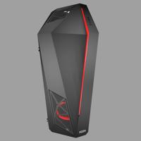 Thor 320 - Midtowermodel - ATX - geen voeding - zwart - USB/Audio - thumbnail