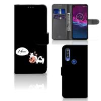 Motorola One Action Leuk Hoesje Cow - thumbnail