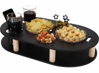 JENS Living Snack & Ontbijt plank - Mini bar - 50 x 30 x 11 cm - Zwart - thumbnail