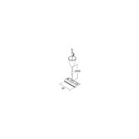 Brumberg 67168150 88115080 Kabelophanging Aluminium (Ø x l) 40 mm x 2000 mm 1 stuk(s) - thumbnail