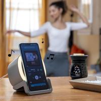 Draadloze luidspreker-oplader met LED Souwis InnovaGoods - thumbnail