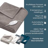 Beurer HD75 Cosy Elektrische Fleece Deken 180x130 cm Taup - thumbnail