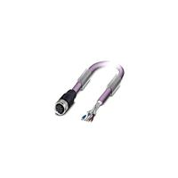 Phoenix Contact 1507476 Sensor/actuator dataconnector, geassembleerd M12 Aantal polen (sensoren): 5 Bus, recht 2.00 m 1 stuk(s) - thumbnail