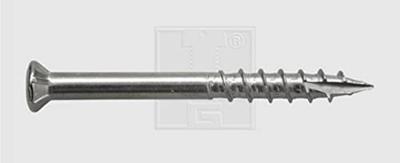 SWG 4009155752822 Terrasschroeven 5 mm 50 mm T-profiel RVS C1 125 stuk(s)