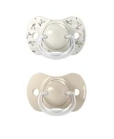 Set van 2 symmetrische fopspenen - SUAVINEX - Birdies - SX Pro - 0 tot 6 maanden - Beige - thumbnail