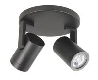 Highlight OpbouwspotHalo Spot zwart 2-lichts rond - S7146.01 - thumbnail