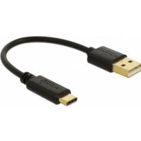 DeLOCK 85351 USB-kabel 0,15 m USB 2.0 USB A USB C Zwart - thumbnail