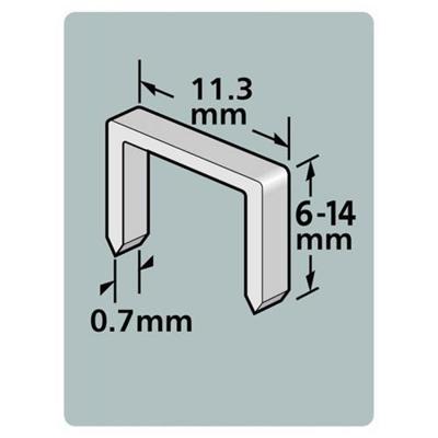 Dutack Niet serie 53 Cnk 10mm blister/1000 st. - 5011014