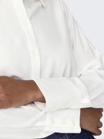 Only Onlberit Life L/s Shirt Wvn Blouse Snow White - thumbnail