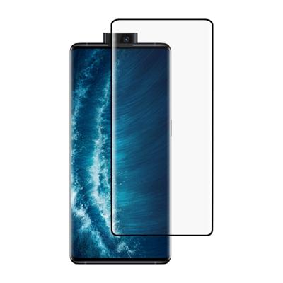 Voor Vivo NEX 3S 5G 9H HD 3D Curved Edge Tempered Glass Film (Zwart)