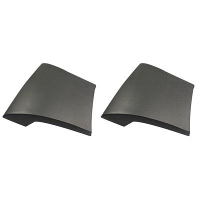 Saniclass Deluxe badkussen - 37x34cm - groot model - zwart - 2 stuks