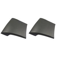 Saniclass Deluxe badkussen - 37x34cm - groot model - zwart - 2 stuks - thumbnail