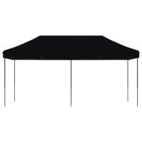 VidaXL Partytent inklapbaar pop-up 580x292x315 cm zwart - thumbnail