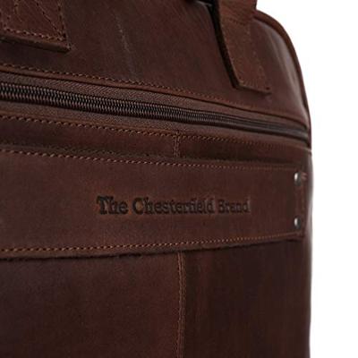 Chesterfield - Calvi Lederen Laptoptas - 15 inch - Bruin Chesterfield - Calvi Lederen Laptoptas - 15 inch - Bruin