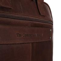 Chesterfield - Calvi Lederen Laptoptas - 15 inch - Bruin - thumbnail