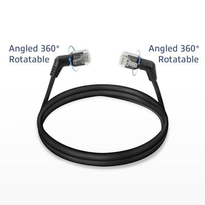 ACT DD1905 Roteerbare netwerkkabel Zwart 5 m Cat6 U/FTP (STP) ACT DD1905 Roteerbare netwerkkabel Zwart 5 m Cat6 U/FTP (STP)