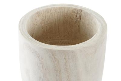 Vaas DKD Home Decor Bruin Natuurlijk 12 x 12 x 25 cm