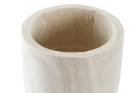 Vaas DKD Home Decor Bruin Natuurlijk 12 x 12 x 25 cm - thumbnail