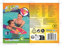 Bestway Opblaasbare Veiligheids Mouwen Baby 30x15 cm +5 tot 12 Jaar Strand en Zwembad 32110 - thumbnail