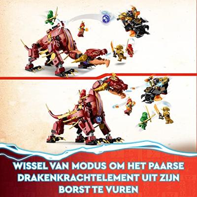 Lego 71793 Ninjago Heatwave Transformerende Lavadraak - thumbnail