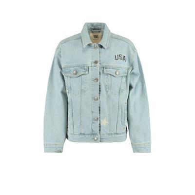 America Today Junior spijkerjas Hedy lichtblauw