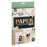 Creative Craft Group Knutsel papier met print gemend a4 - thumbnail