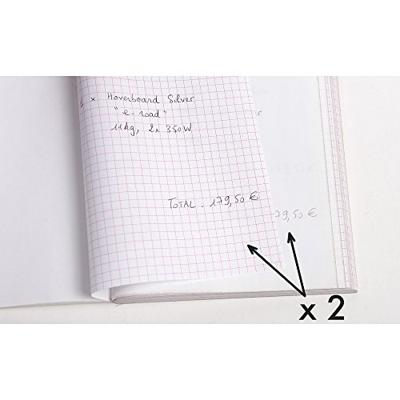 Exacompta ontvangsten, ft 10,5 x 18 cm, Franstalig, dupli (2 x 50 vel) - thumbnail
