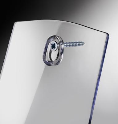 Sigel SI-LH113 Folderhouder Tafelmodel DIN Lang Transparant Acryl 1 Vak