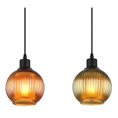 Globo HanglampZumba gekleurd glas 4-lichts - 15638-4