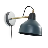 Kave Home Wandlamp 'Olimpia' kleur Petrolblauw - thumbnail