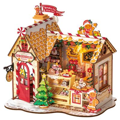 DIY Kerst peperkoekenhuisje