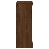 Dressoir met LED-verlichting 41x37x100 cm bruineikenkleurig - thumbnail