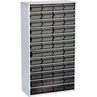 raaco 1248-01 Stalen ESD-magazijnkast ESD (l x b x h) 306 x 150 x 552 mm Aantal vakken: 48 Incl. aardingskabel Inhoud 1 stuk(s) - thumbnail