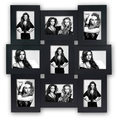Zep fotolijst af33b vicenza black voor 9 foto's