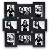 Zep fotolijst af33b vicenza black voor 9 foto's - thumbnail