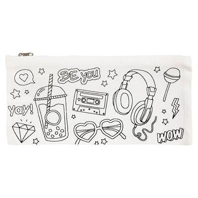 Creativ Company Etui, afm 11x23 cm, 210 gr, wit, 1 stuk