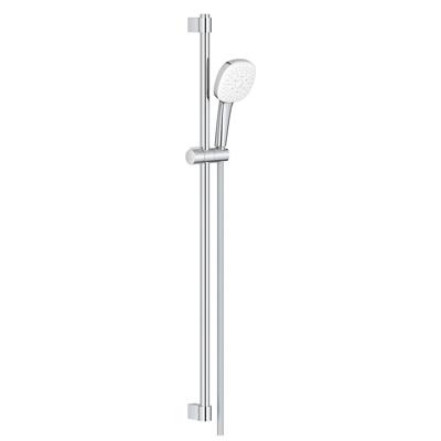 GROHE Tempesta 110 Cube Glijstangset - 90cm - vierkante handdouche - 3 straalsoorten - gladde doucheslang - chroom 26909003 GROHE Tempesta 110 Cube Glijstangset - 90cm - vierkante handdouche - 3 straalsoorten - gladde doucheslang - chroom 26909003