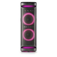 NGS Wild Space 3 - Draagbare luidspreker, compatibel met Bluetooth-technologie, True Wireless Stereo, subwoofer + dubbele tweeters, Micro SD/USB/AUX IN, wielen, zwart - thumbnail