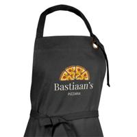 Keukenschort bedrukken - Zwart - thumbnail