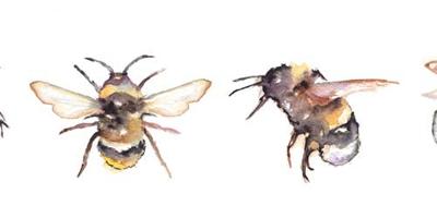 Botervloot keramiek Busy Bees