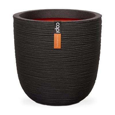 Capi pot bol rib - Ø54 cm zwart - thumbnail
