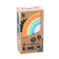 Mlitoys bioplastic stapelregenboog 7-delig - thumbnail