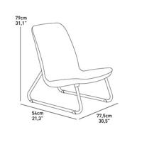 Rio balkon loungeset cappuccino - thumbnail
