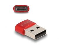 DeLOCK USB 2.0 Adapter USB-A male > USB-C female - thumbnail