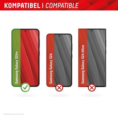 DISPLEX 01901 Screenprotector (glas) met privacyfolie Samsung Galaxy S25 1 stuk(s) Anti-vingerafdruk