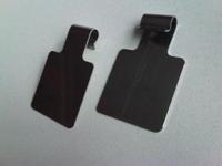 Scanvaantje metaal 25x25mm vr dubbelepen - thumbnail