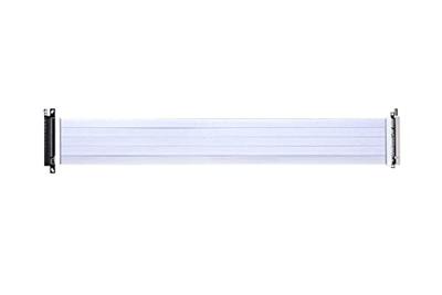 Lian Li PW-PCI-4-60W Riser Cable, PCIe 4.0, White - 60 cm
