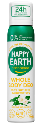 Happy Earth Whole Body Deo Spray Jasmine Ho Wood