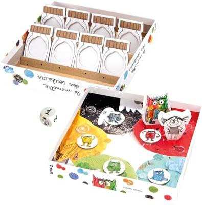 SPACE COW Educatief Emotiespel - Het Kleurenmonster Nieuwe Editie - Leeftijd 3+ - 2 tot 5 spelers - 20 min