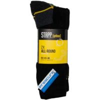 Stapp Yellow All Round 2-Pack Sokken 4410 | 699 Zwart | Maat 46 - 38.134.005.02 - thumbnail